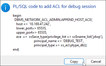 PL/SQL code block