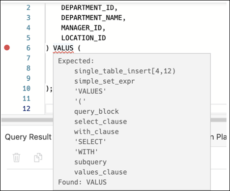 Description of error_sql_worksheet.png follows