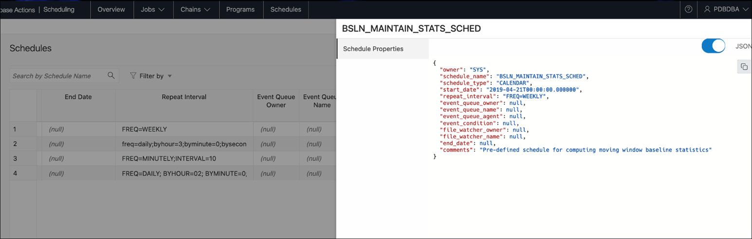 Description of schedules_page.png follows