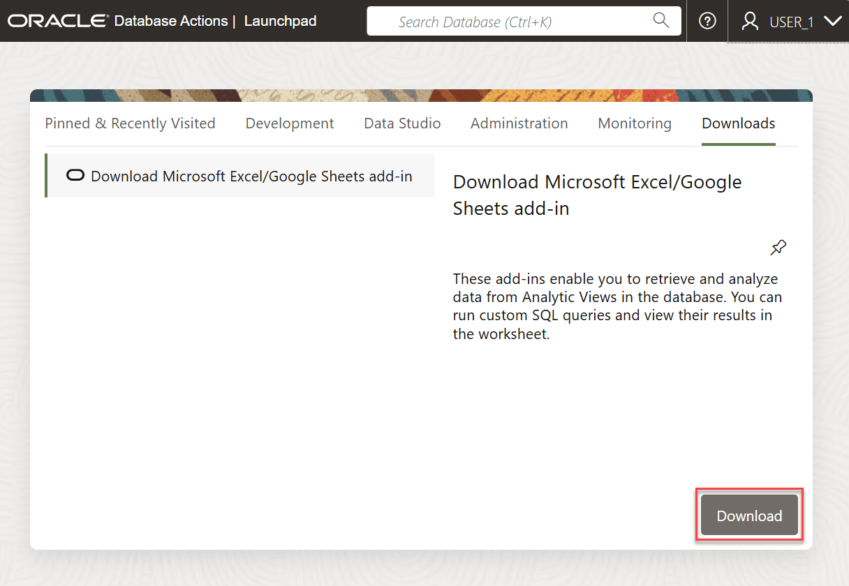 Description of download-addin.png follows Description of download-addin.png follows