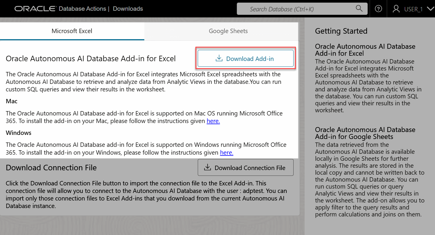 Description of excel-addin.png follows Description of excel-addin.png follows