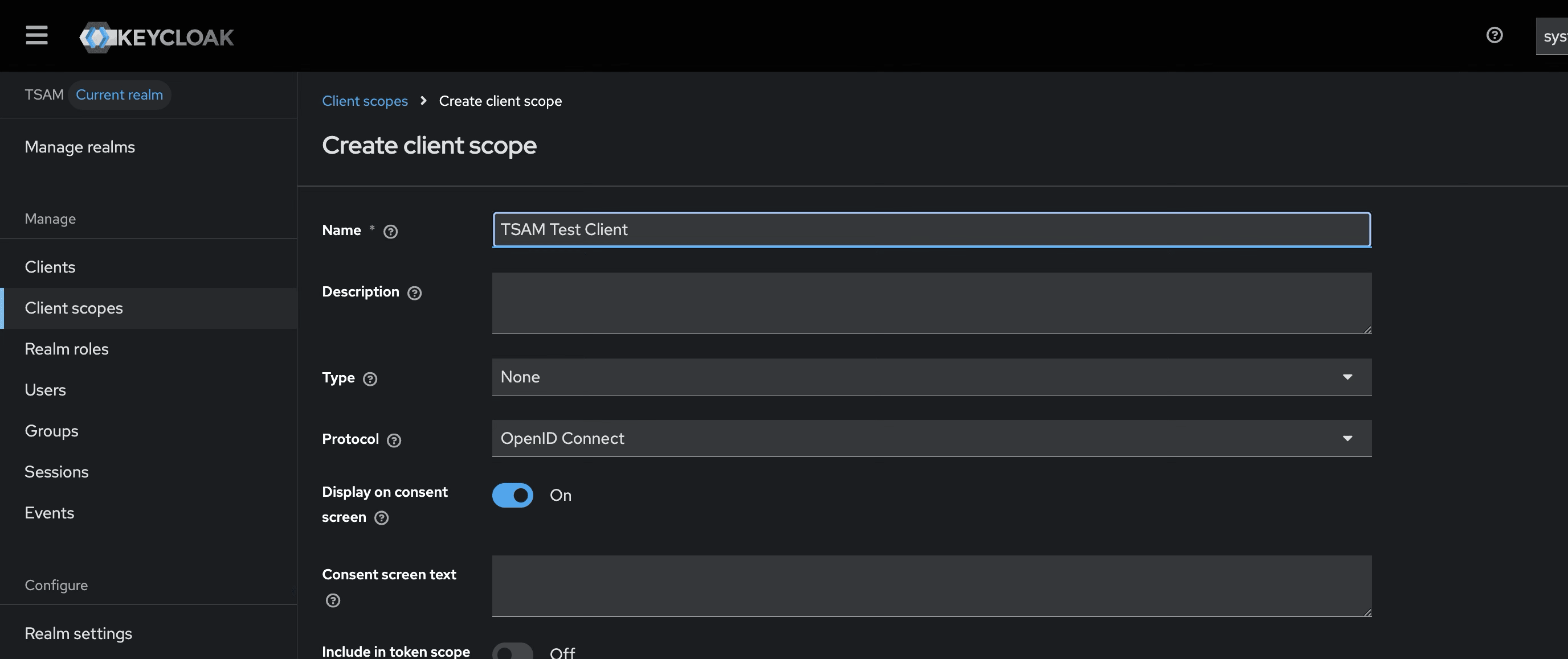 Keycloak Client Scope Keycloak Client Scope