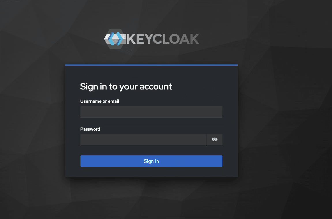 Keycloak Admin Console Keycloak Admin Console