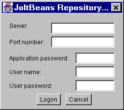 JoltBeans Repository Logon Diagram