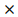 Image of the X icon to close application configuration search in Redwood