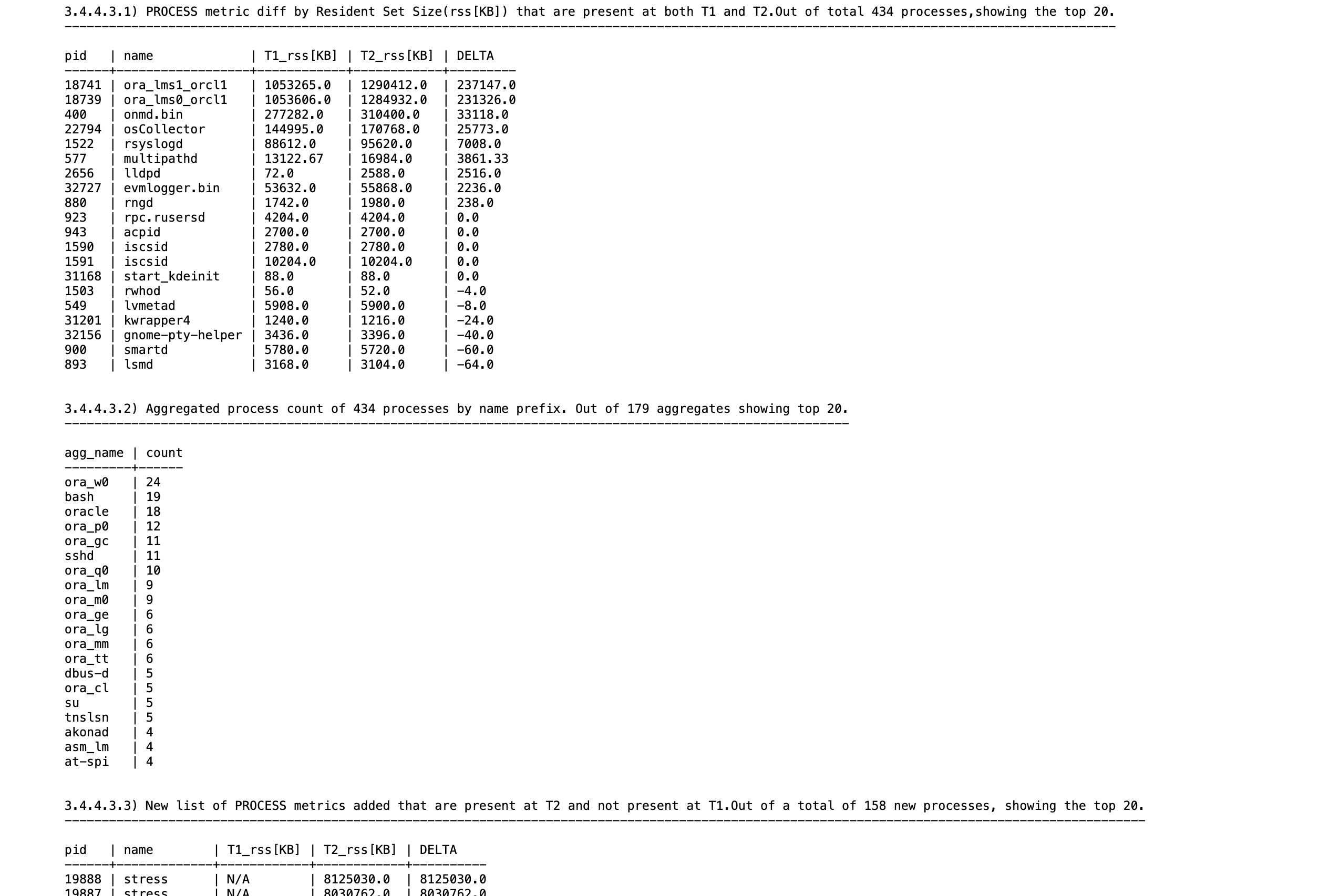 This image illustrates Aggregation of Processes by Name Prefix diff report This image illustrates Aggregation of Processes by Name Prefix diff report