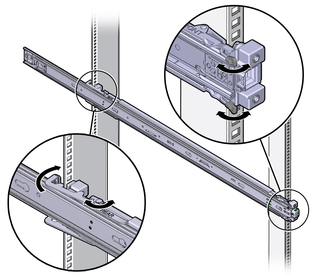 Description of a1086_x4270m3_align_sliderail.jpg follows