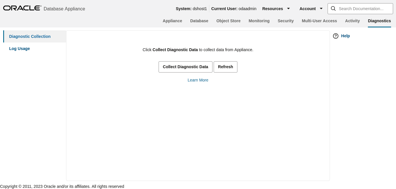Description of bui_diagnostics_landing_page.png follows Description of bui_diagnostics_landing_page.png follows