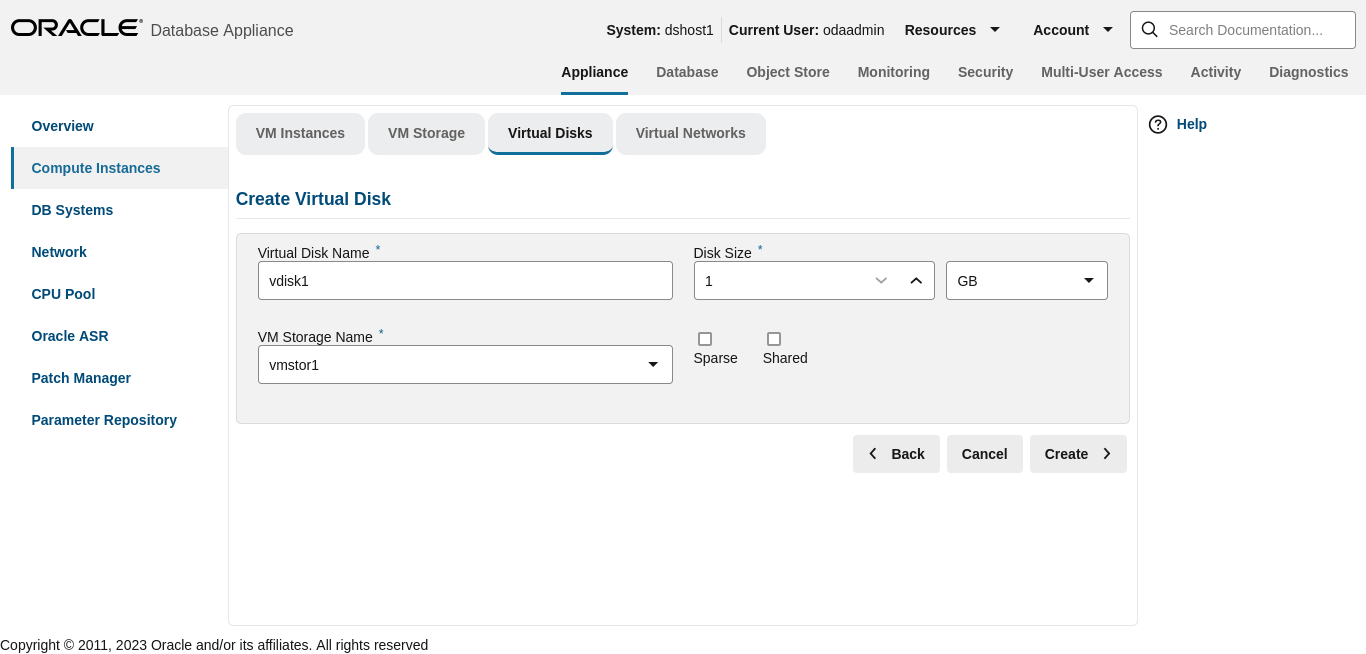 Description of bui_vdisk_create.png follows Description of bui_vdisk_create.png follows