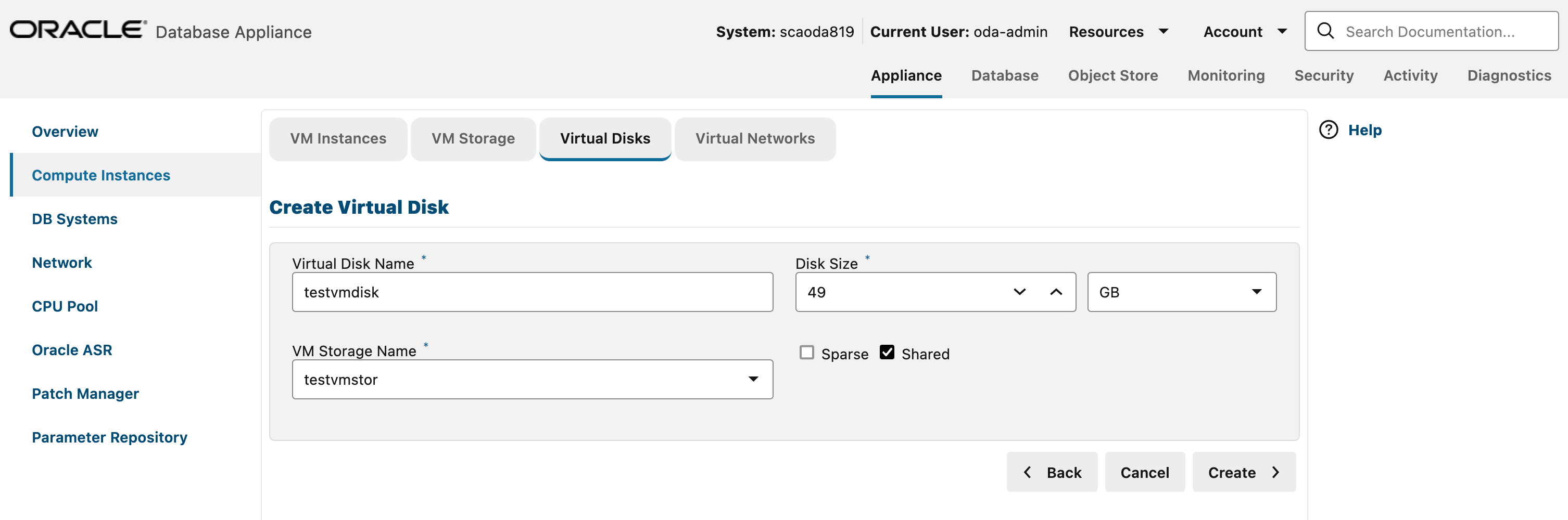 Description of create_vdisk_1919.png follows Description of create_vdisk_1919.png follows