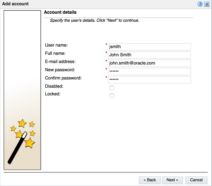 add acount