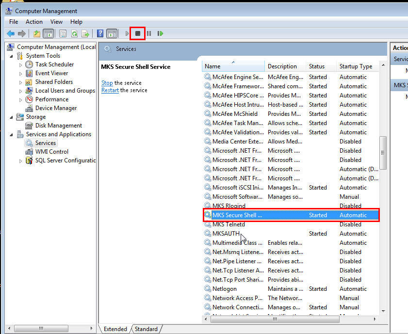 Computer Management Window