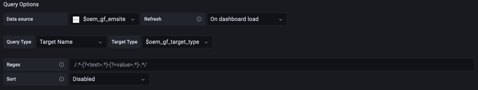 Target name definition Target name definition