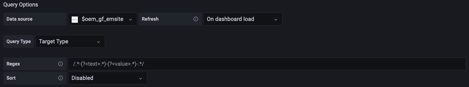 Target type definition Target type definition