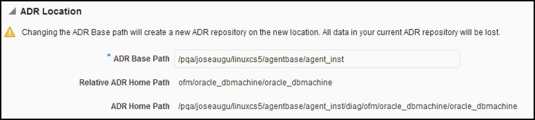 ADR Base Path screen shot example ADR Base Path screen shot example