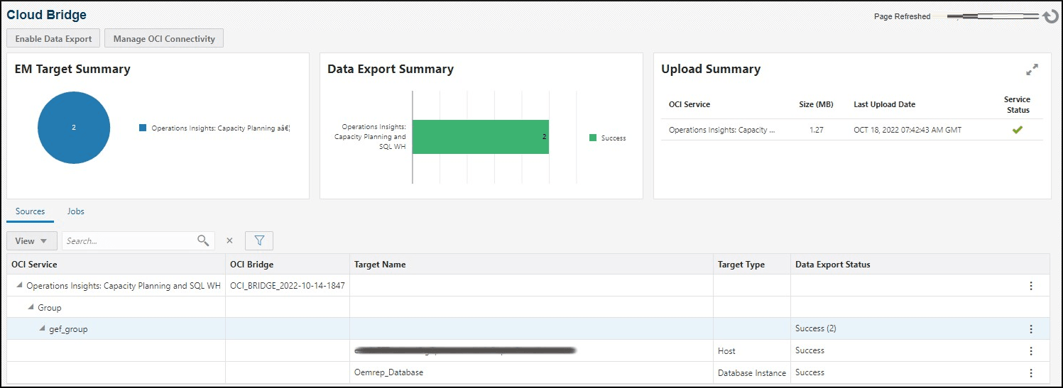 Image shows the bridge dashboard with an OPSI error