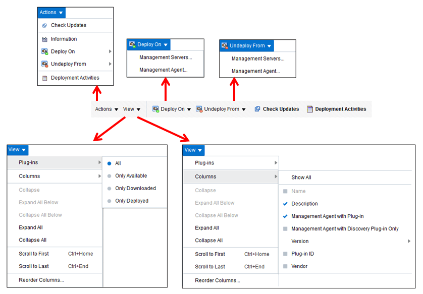 Plug-In Lifecycle Application Console Operations