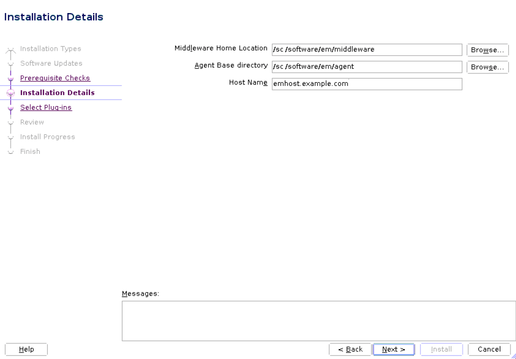 Installation Details