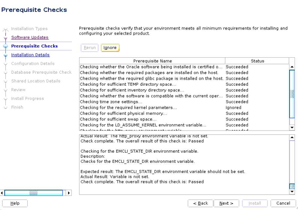 Check Prerequisites Check Prerequisites
