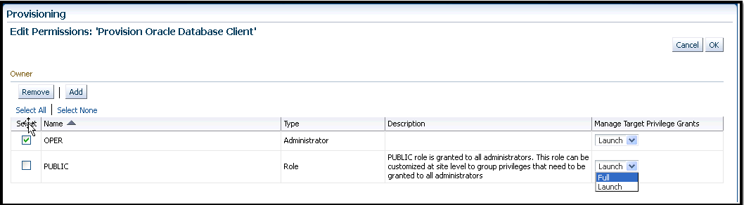 Edit Permissions
