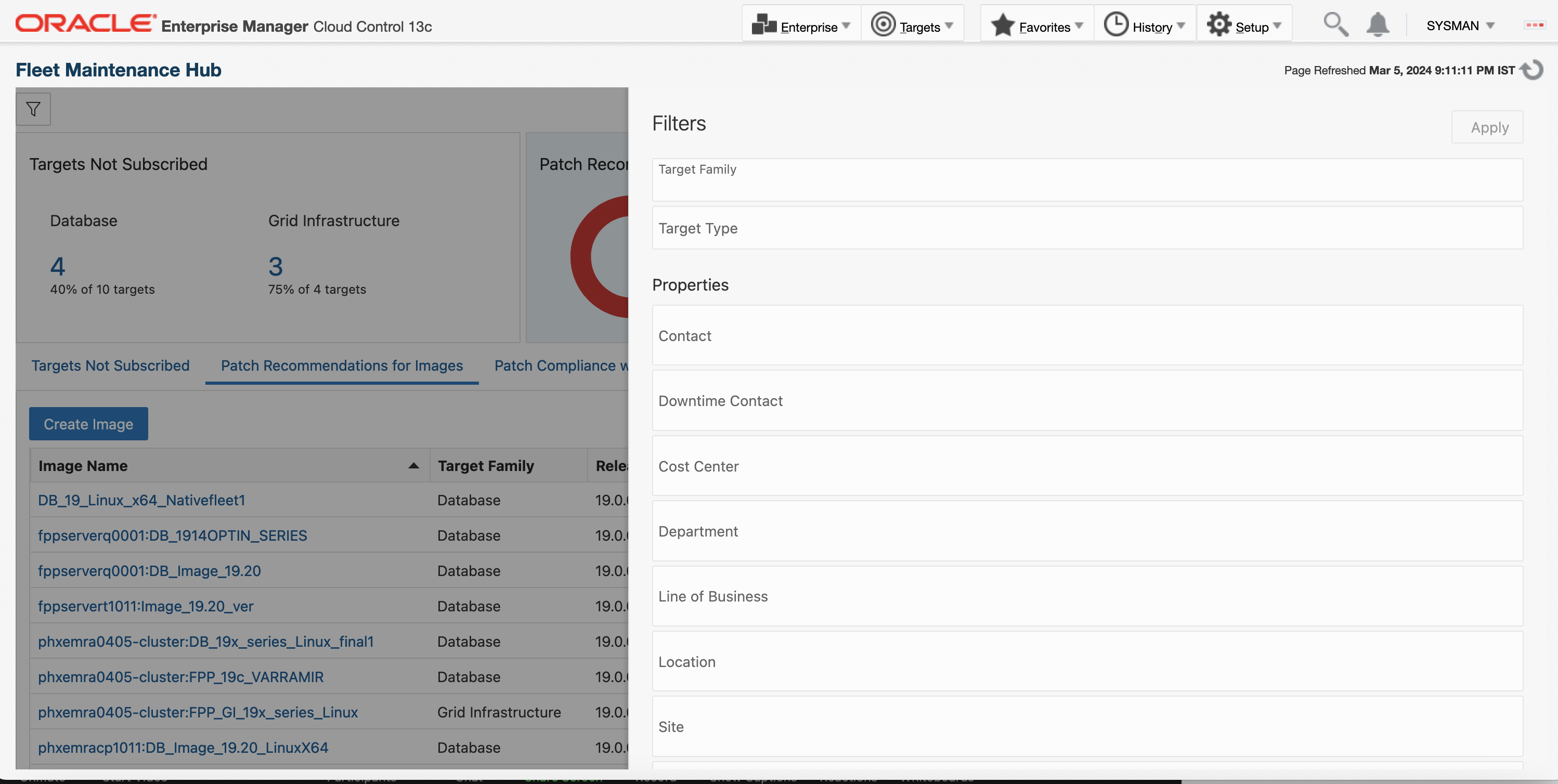 Global Filters options Global Filters options