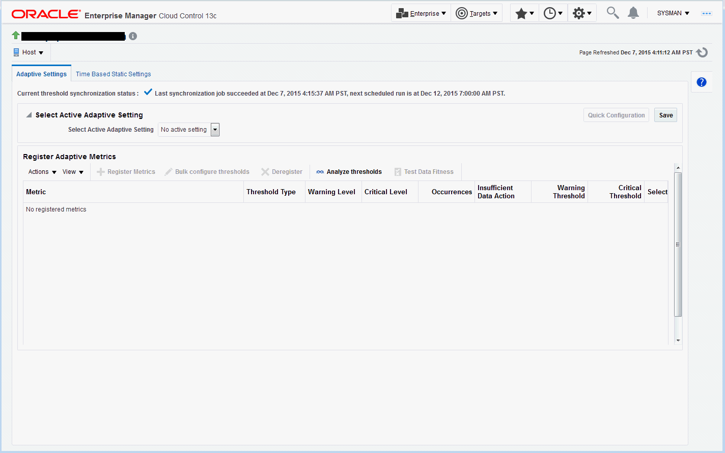 advanced threshold page