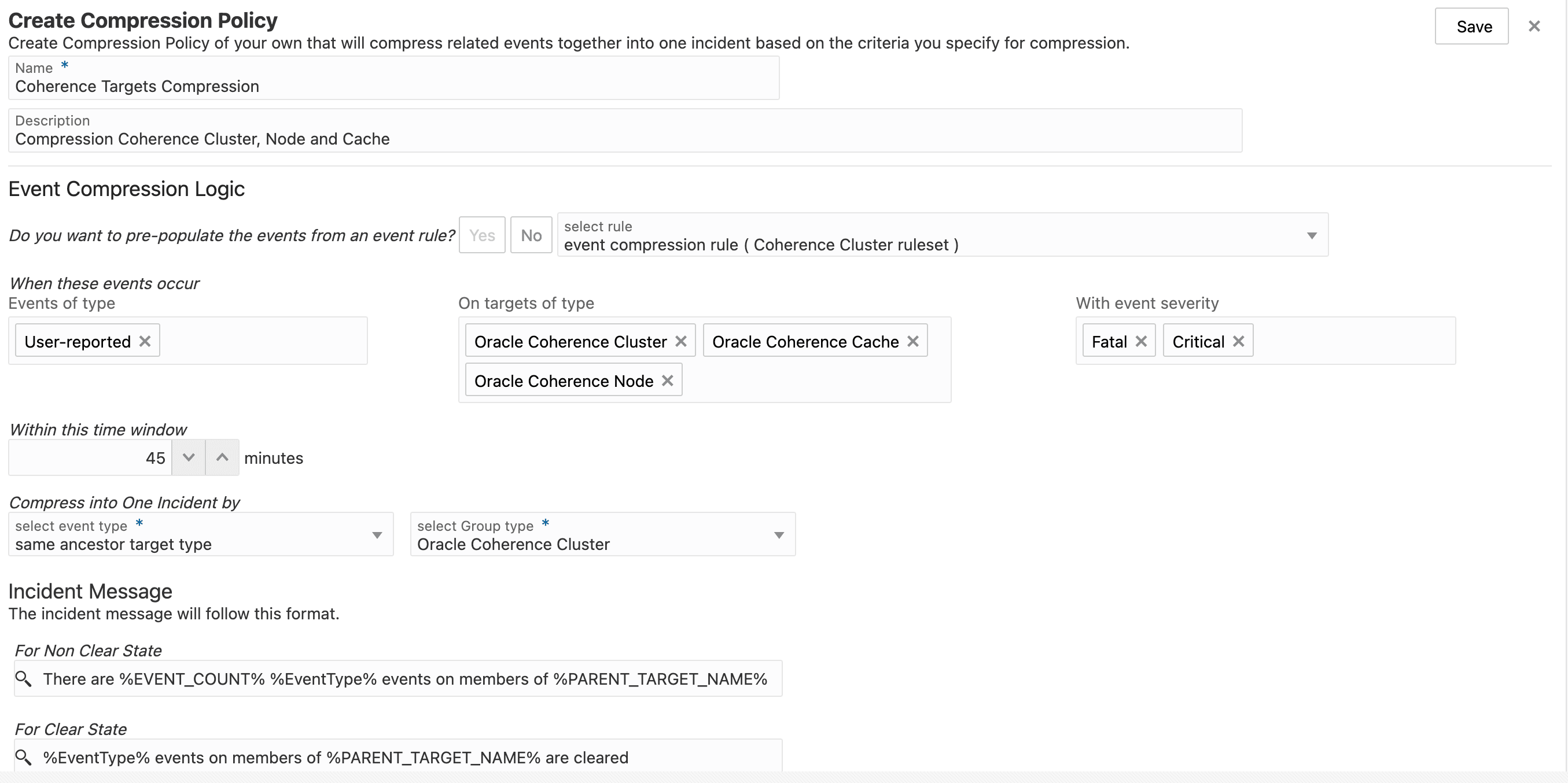 Create Compression Policy