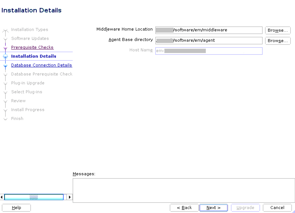 Installation Details