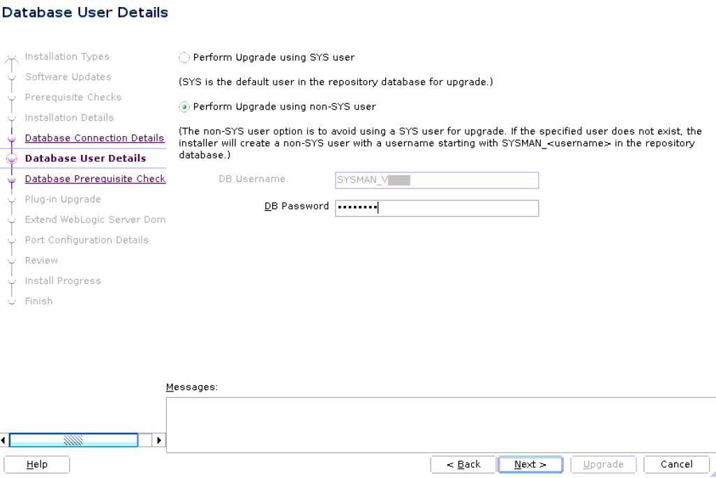 Database User Details