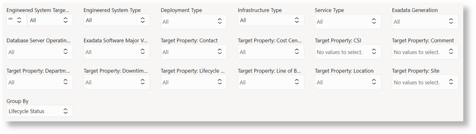 Filters for Dashboards