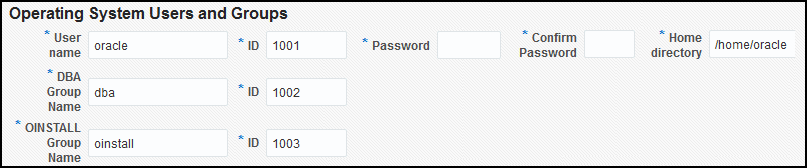 Exadata Provisioning: Operating System Users and Groups