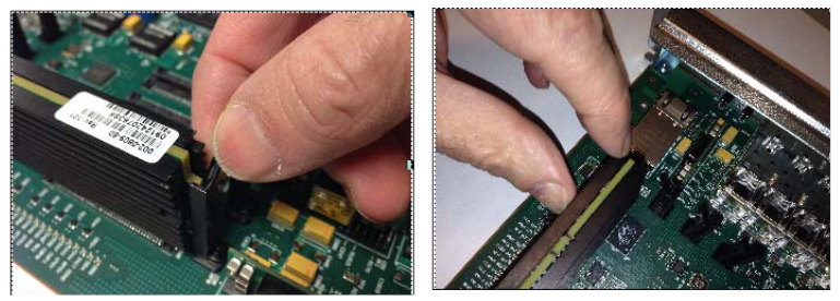 Image showing Releasing the Fastener Holding the Transcoder DSP Module