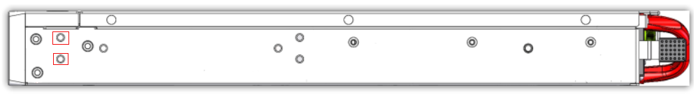 Image showing tapped Holes to Accommodate Front-Mounting Flange