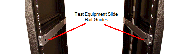 Image showing equipment Rack Slide Rail Guides