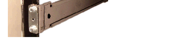 Image showing Installed Slide Rail in a Square-Hole Rack - Front Mount Point