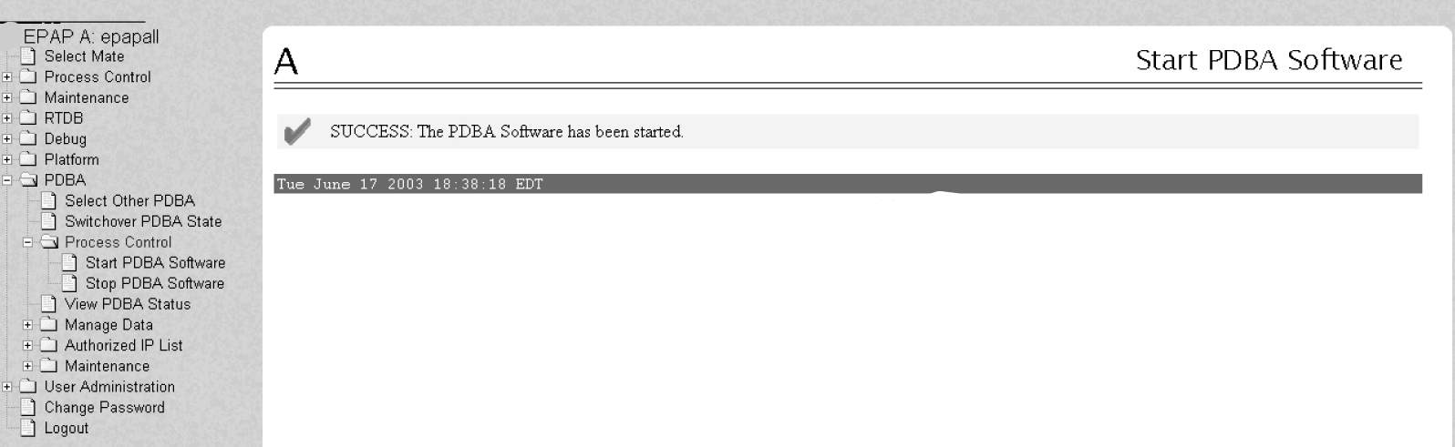 PDBA Started