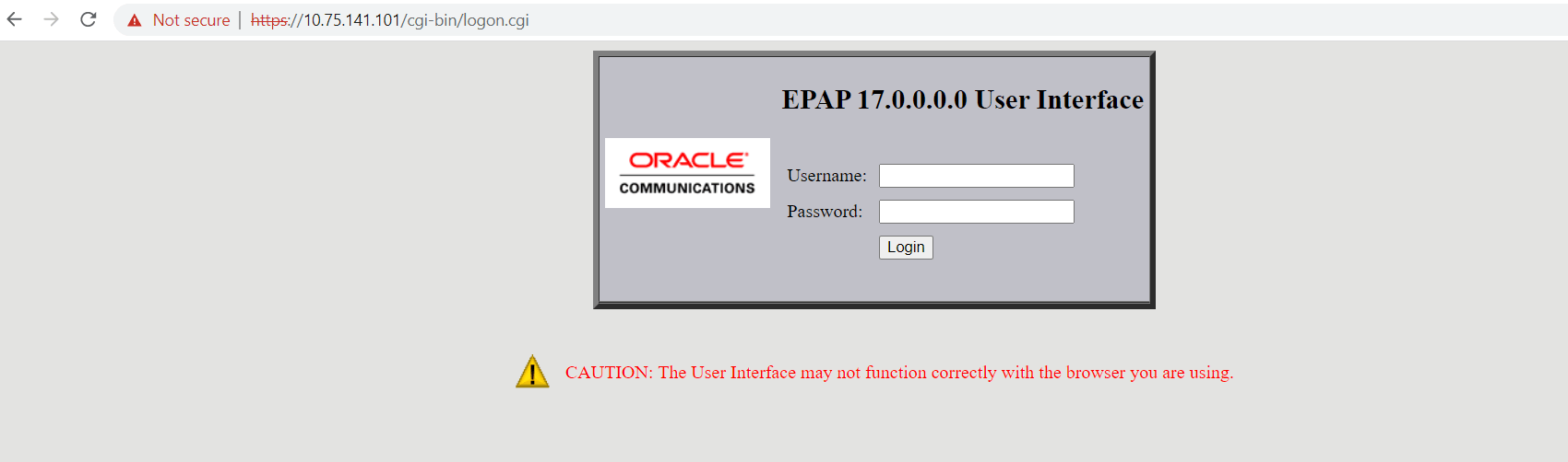 HTTPS Login Page