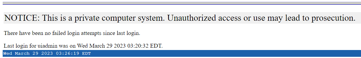 Login Successful