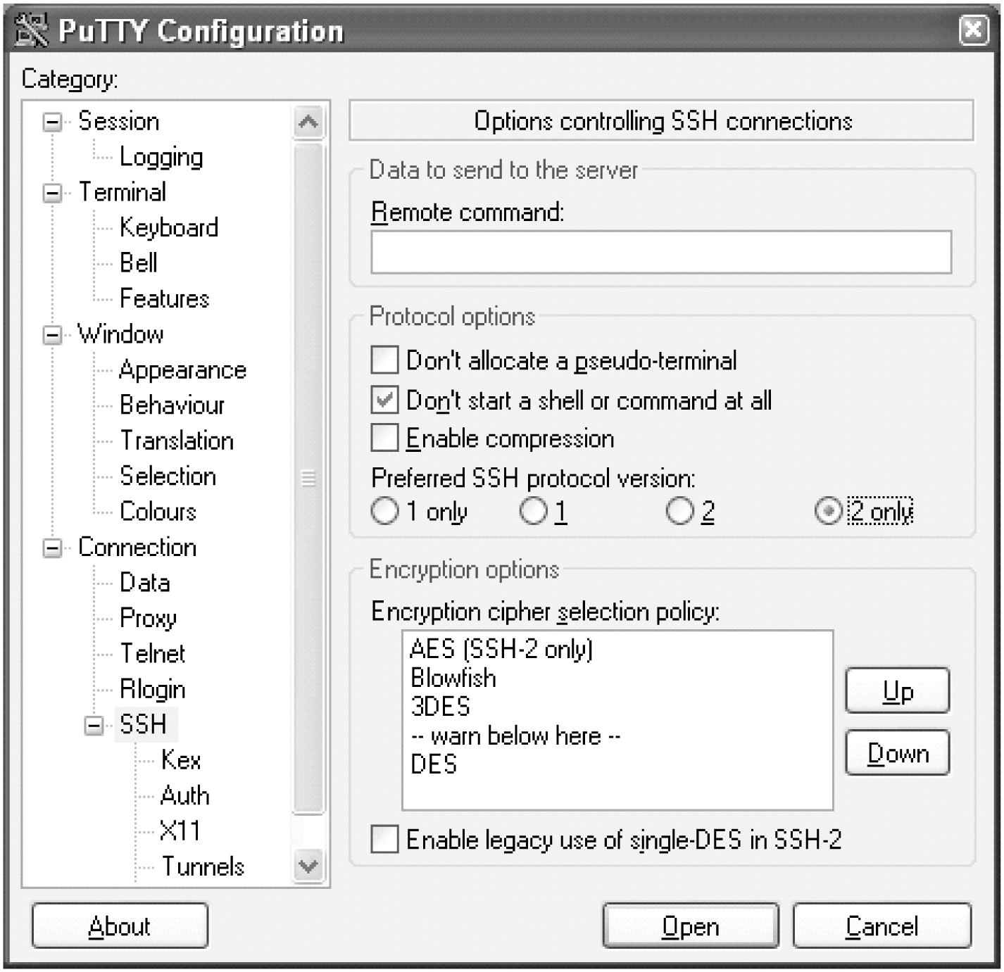 img/t_set_up_secure_telnet_connection_putty_dbadmin_sys_mgt-fig2.jpg