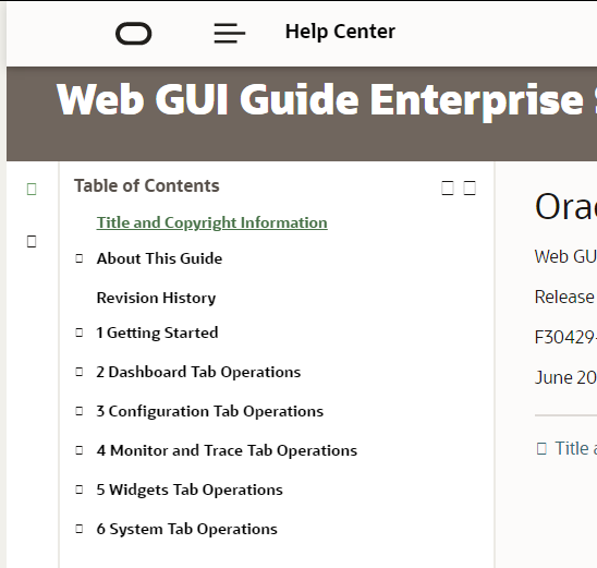 This image shows the top left corner of the Help file.