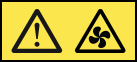 Fan hazard icon.
