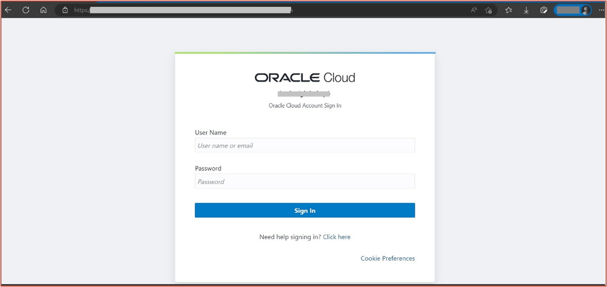 ECP Login Page