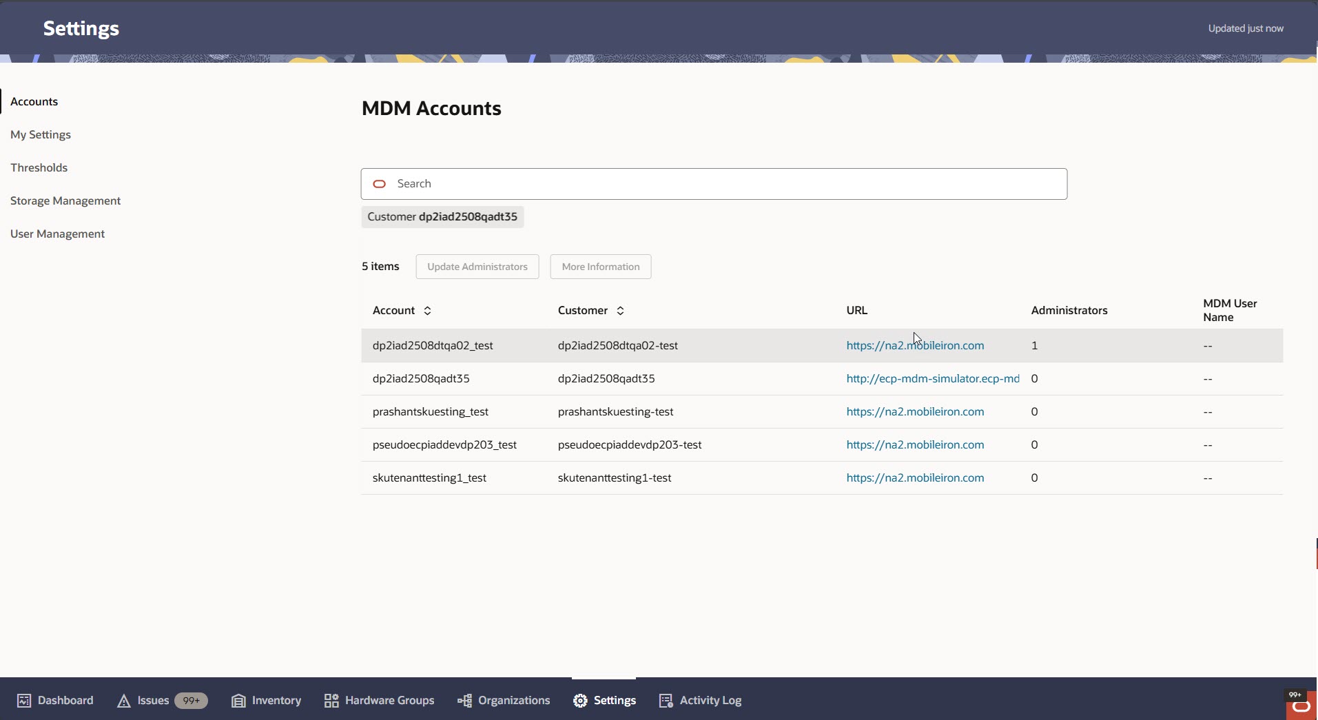 This screen capture shows the My Settings page on the Settings page. This screen capture shows the My Settings page on the Settings page.