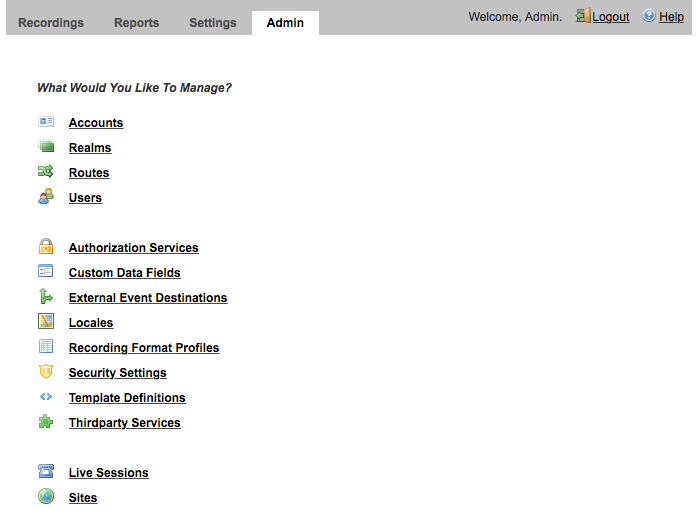This screenshot shows the ISR's Administrator page. This screenshot shows the ISR's Administrator page.
