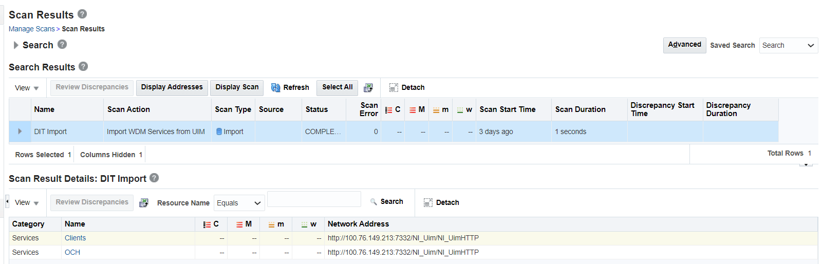 Description of img_sample-imported-dwdm-logical-hierarchy.png follows