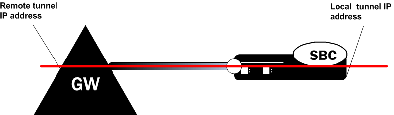 IPSec tunnel with local and remote IP address IPSec tunnel with local and remote IP address