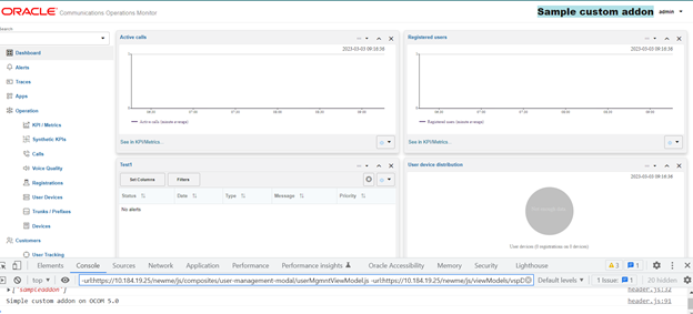 Sample add-on