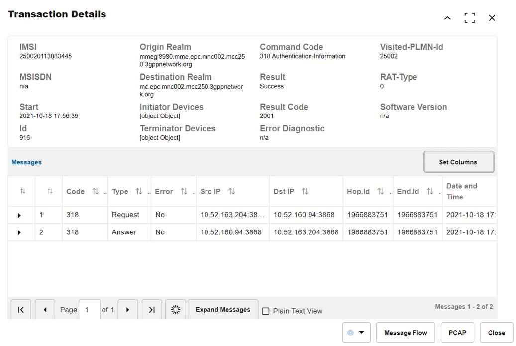 Transaction Details Transaction Details