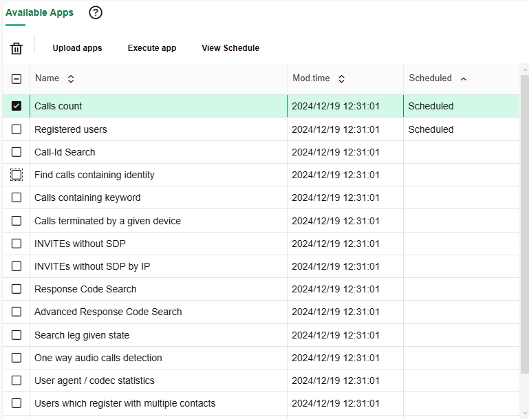 Apps in Session Monitor Apps in Session Monitor