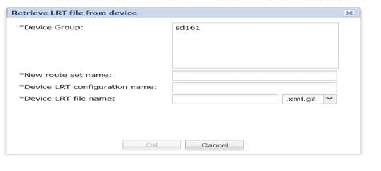 Retrieve LRT file from Device